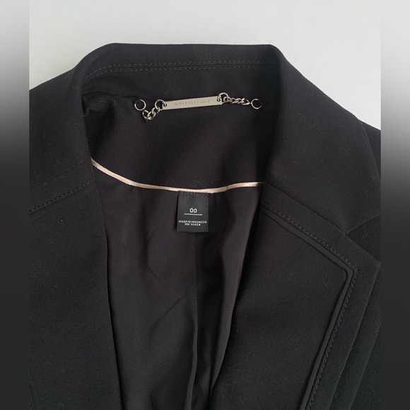 White House Black Market Women’s Blazer Jacket Black Size 00 - Picture 5 of 16